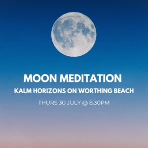 Kalm Horizons Moon Meditation on Worthing Beach